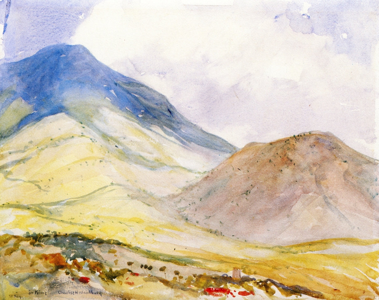 Monkey Hill, St. Kitts by Charles H. Woodbury,A3(16x12")Poster