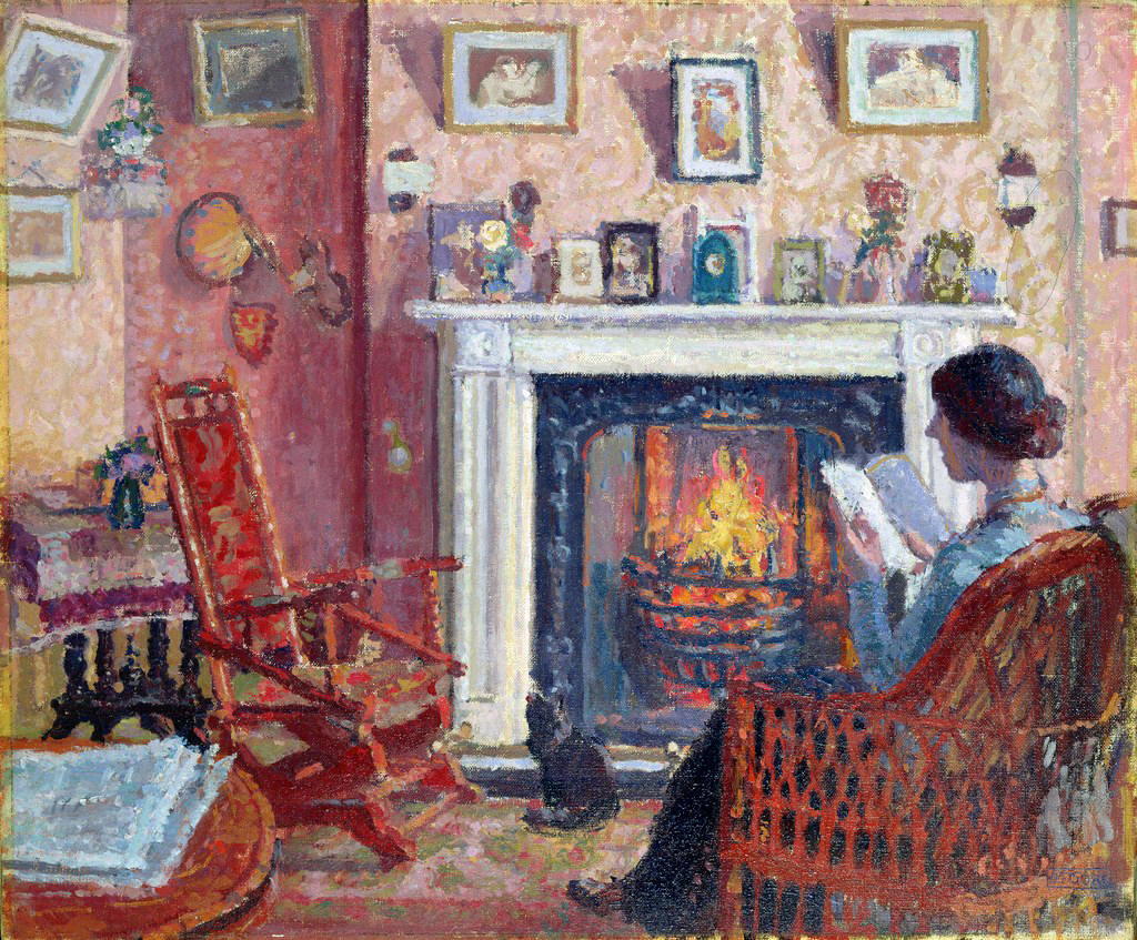 Interior, 31, Mornington Crescent, London by Spencer Gore,16x12(A3) Poster