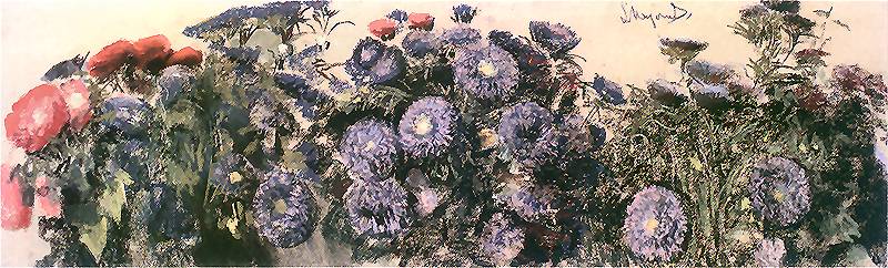 China Asters by Leon Jan Wyczolkowski,A3(16x12")Poster