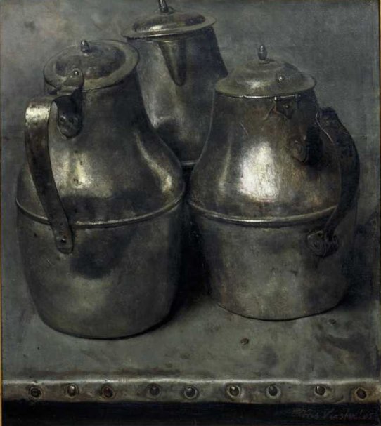 Tin Jugs by Floris Verster,A3(16x12")Poster
