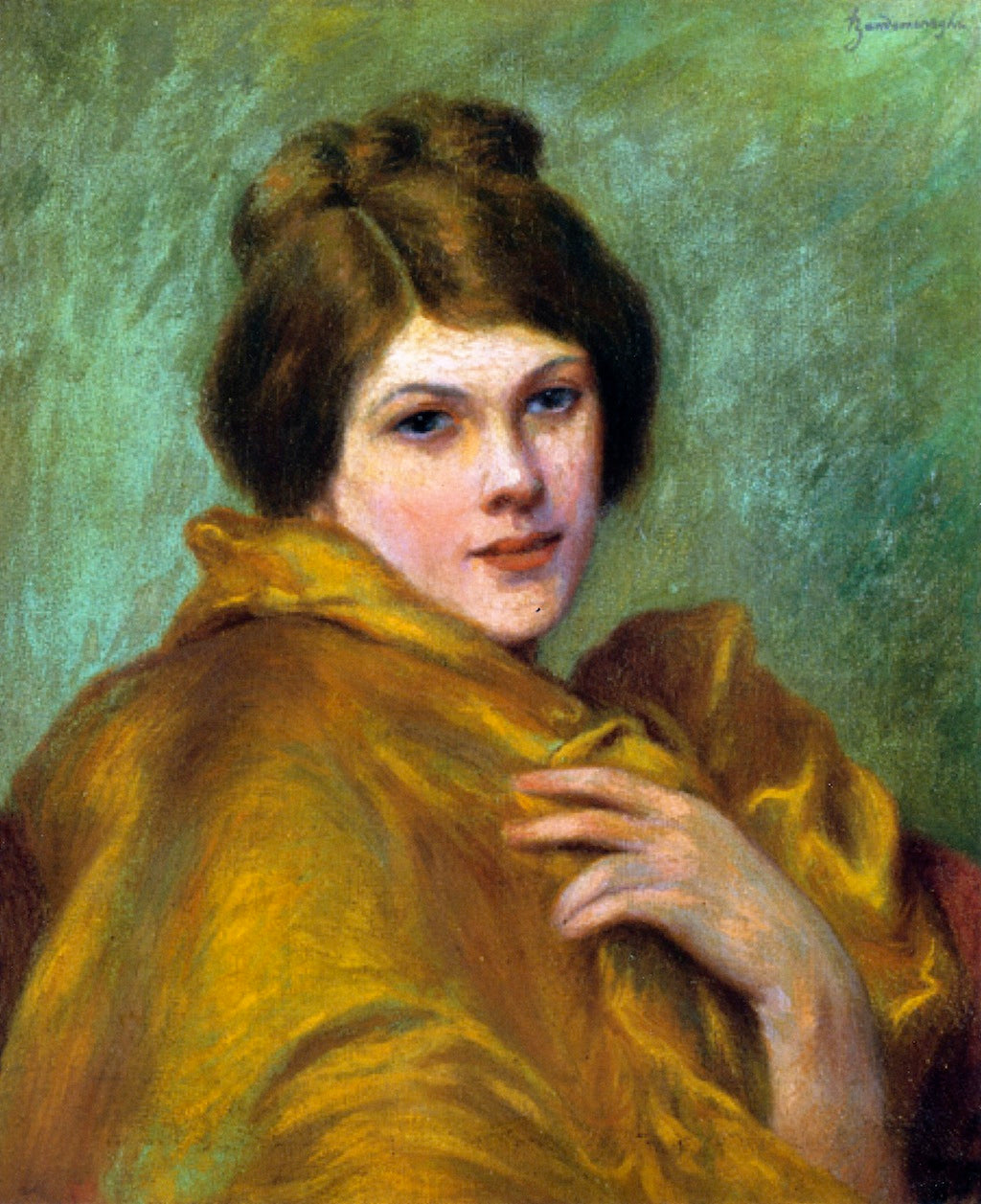 La Freddolosa, vintage artwork by Federico Zandomeneghi, 12x8" (A4) Poster