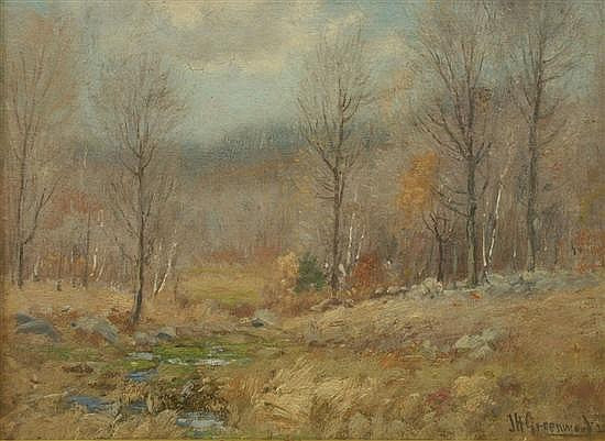 Worcester Woodlands by Joseph H. Greenwood,A3(16x12")Poster