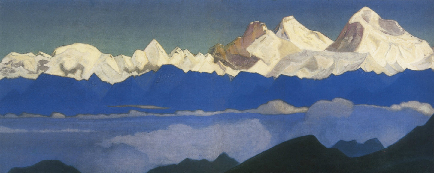 Everest by Nicholas Roerich,16x12(A3) Poster
