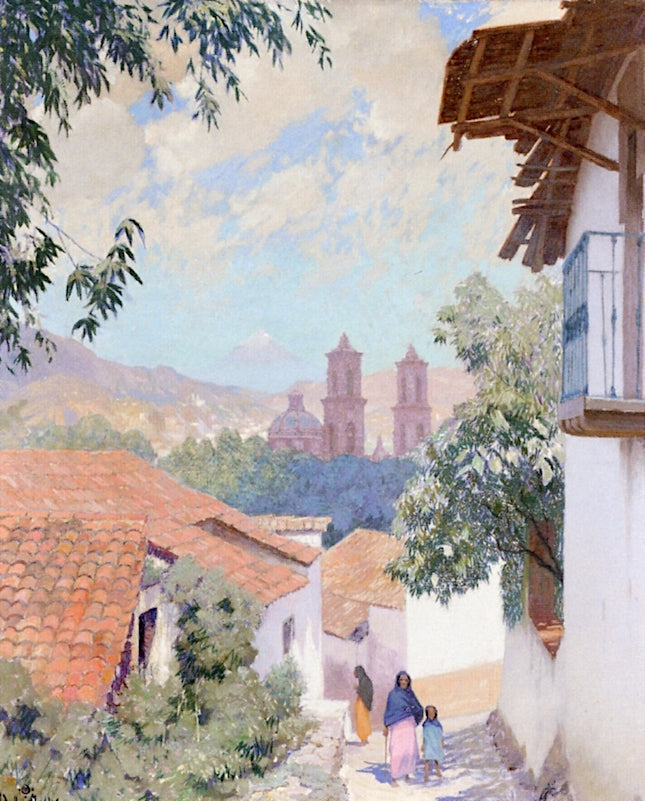 In Taxco by Hermann Dudley Murphy,A3(16x12")Poster