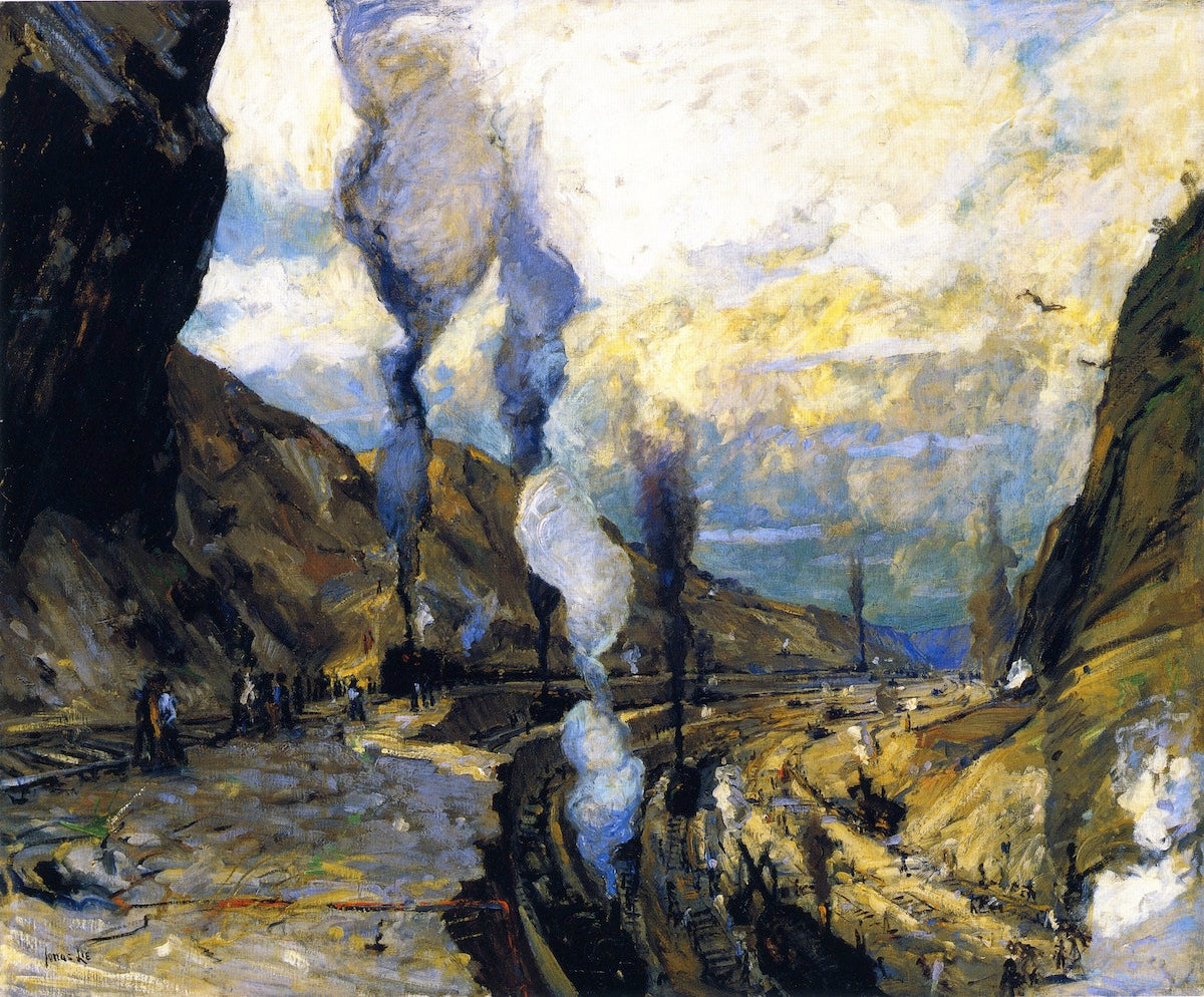 Culebra Cut by Jonas Lie,16x12(A3) Poster