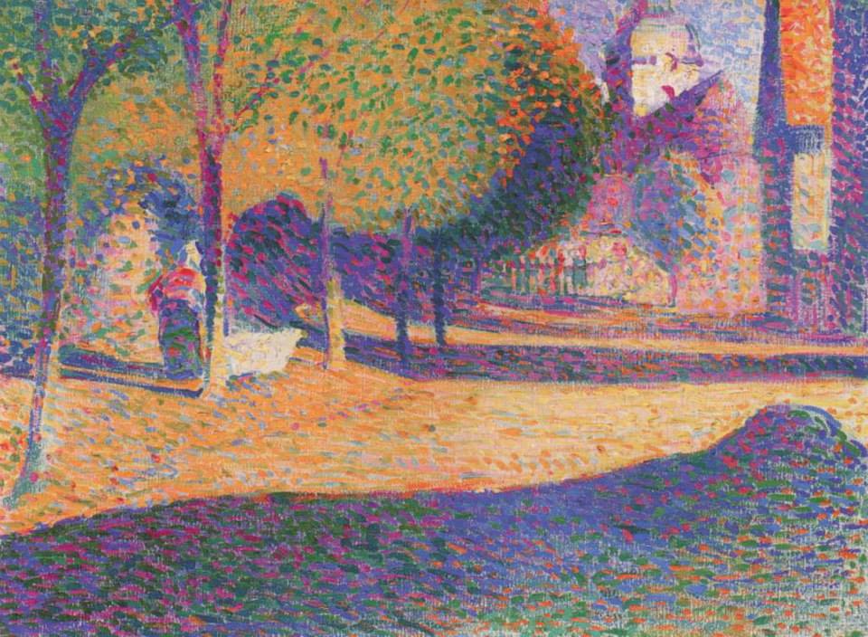 Village road in Pretzfeld by Curt Herrmann,A3(16x12")Poster