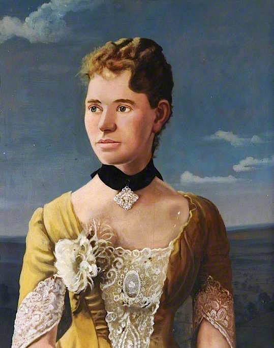 Mrs Hirst, 1887 by Francis Kenneth Elwell,16x12(A3) Poster
