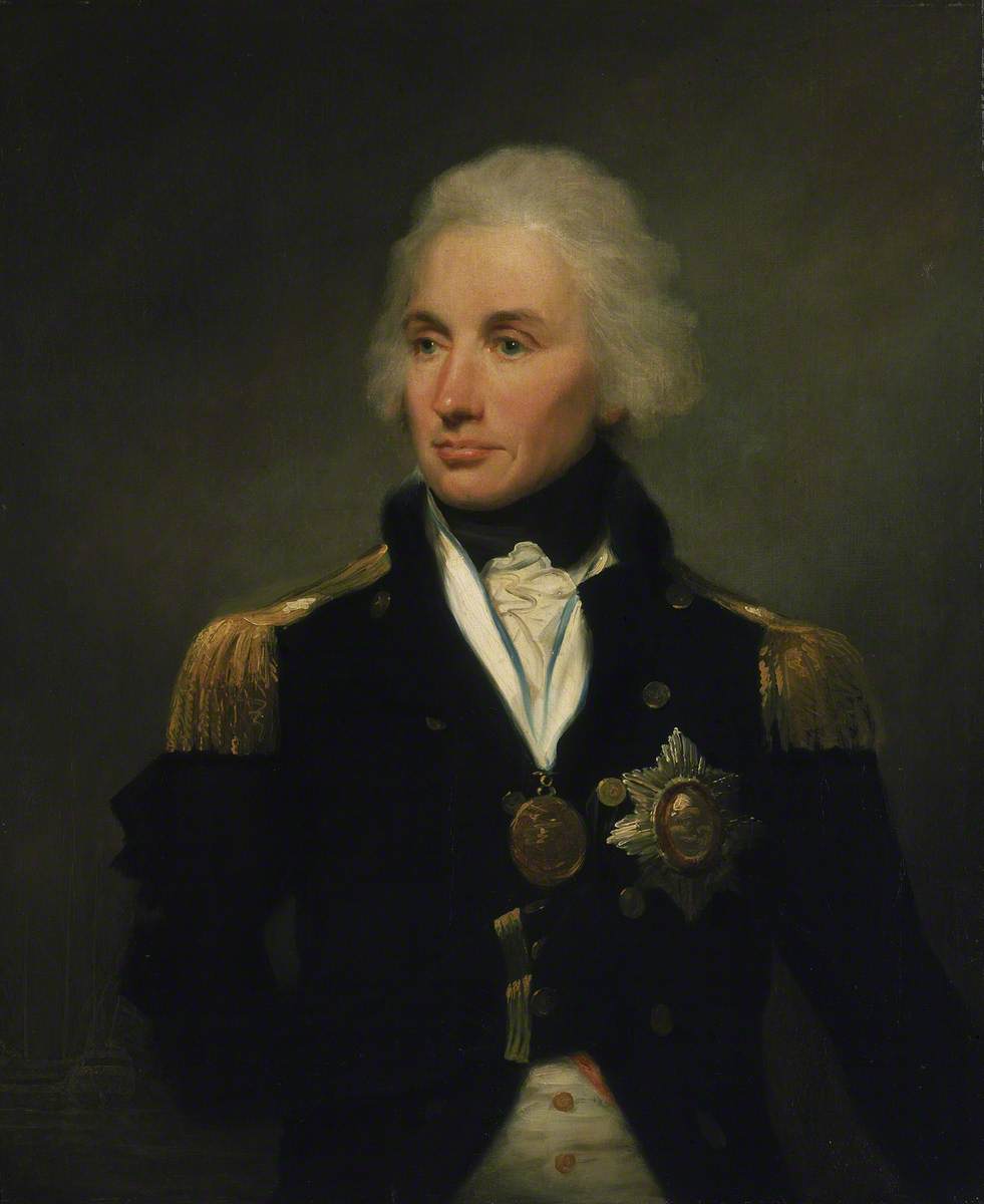 Vice-Admiral Horatio Nelson, vintage artwork by Lemuel Francis Abbott, 12x8" (A4) Poster