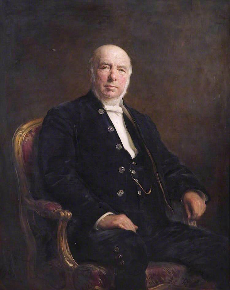 Sir Benjamin Hingley, vintage artwork by Arthur Stockdale Cope, 12x8" (A4) Poster