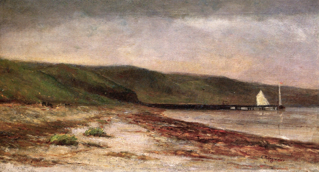 Jamestown, Rhode Island, vintage artwork by Edward Mitchell Bannister, 12x8" (A4) Poster