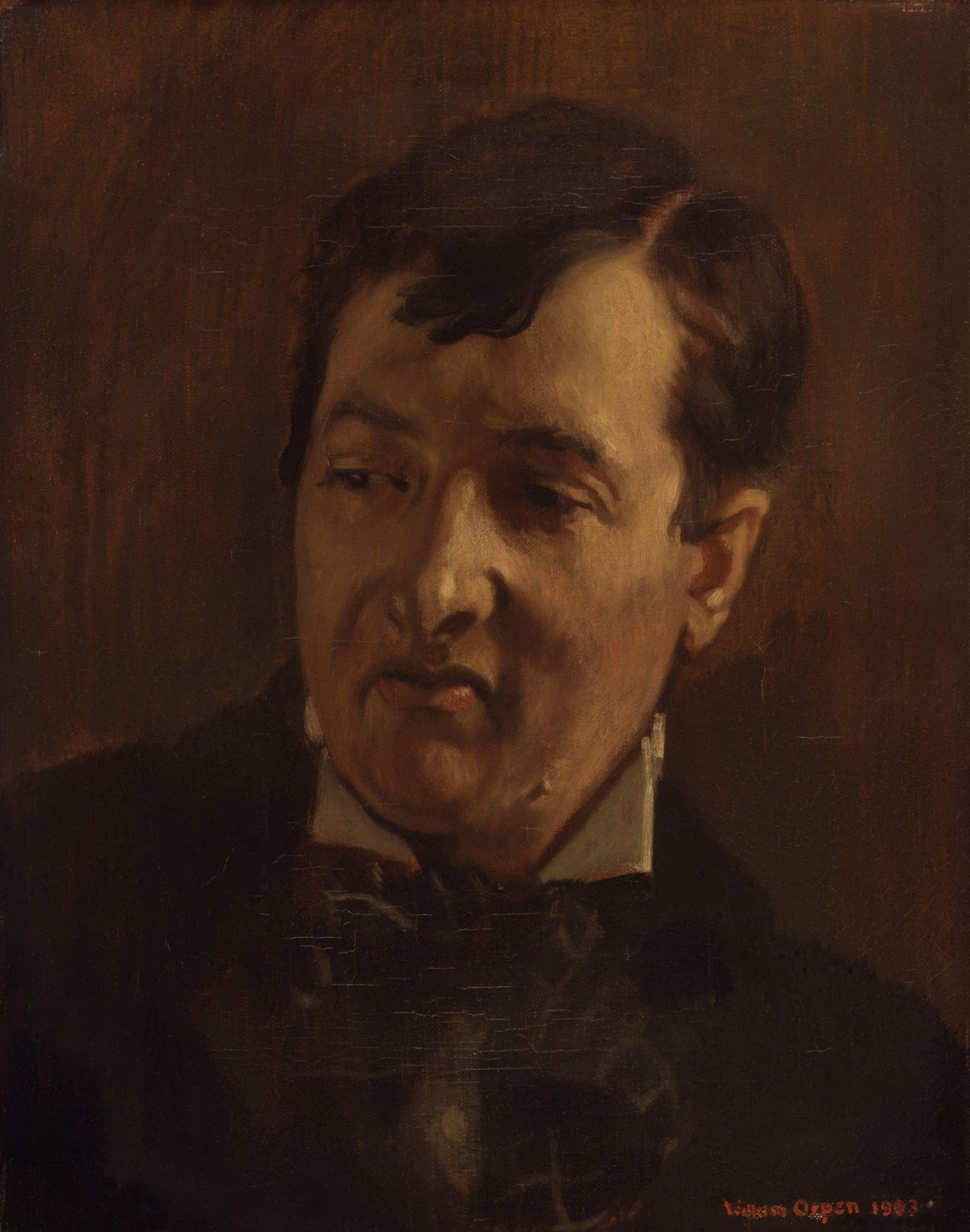 George Charles Beresford by Sir William Orpen, R.A., R.H.A.,16x12(A3) Poster