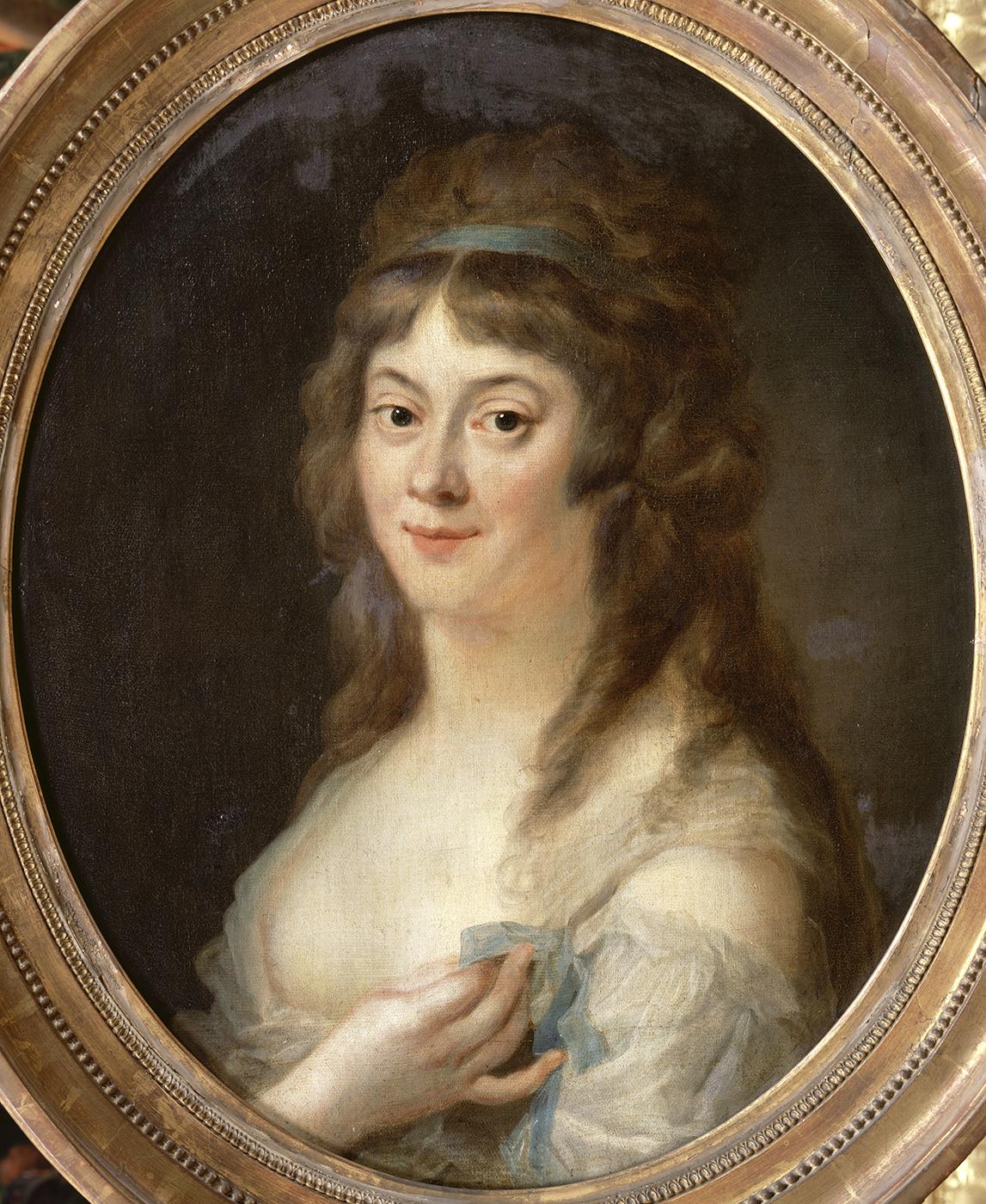 Manon Philipon, vintage artwork by Johann Ernst Heinsius, 12x8" (A4) Poster