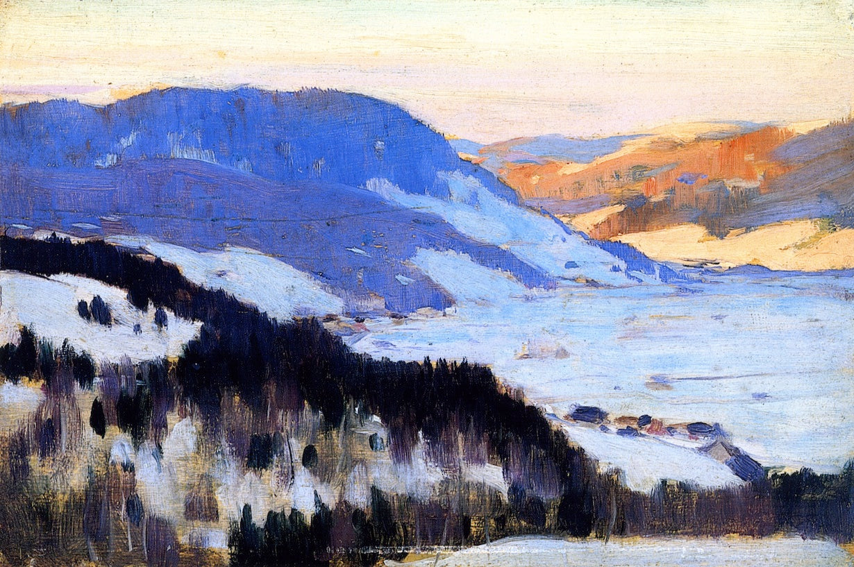 ing the Valley of the Gouffre, Charlevoix by Clarence Gagnon,16x12(A3) Poster