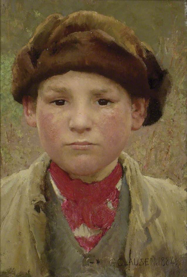 Farmer's Boy by Sir George Clausen, R.A., R.W.S., R.I.,A3(16x12")Poster
