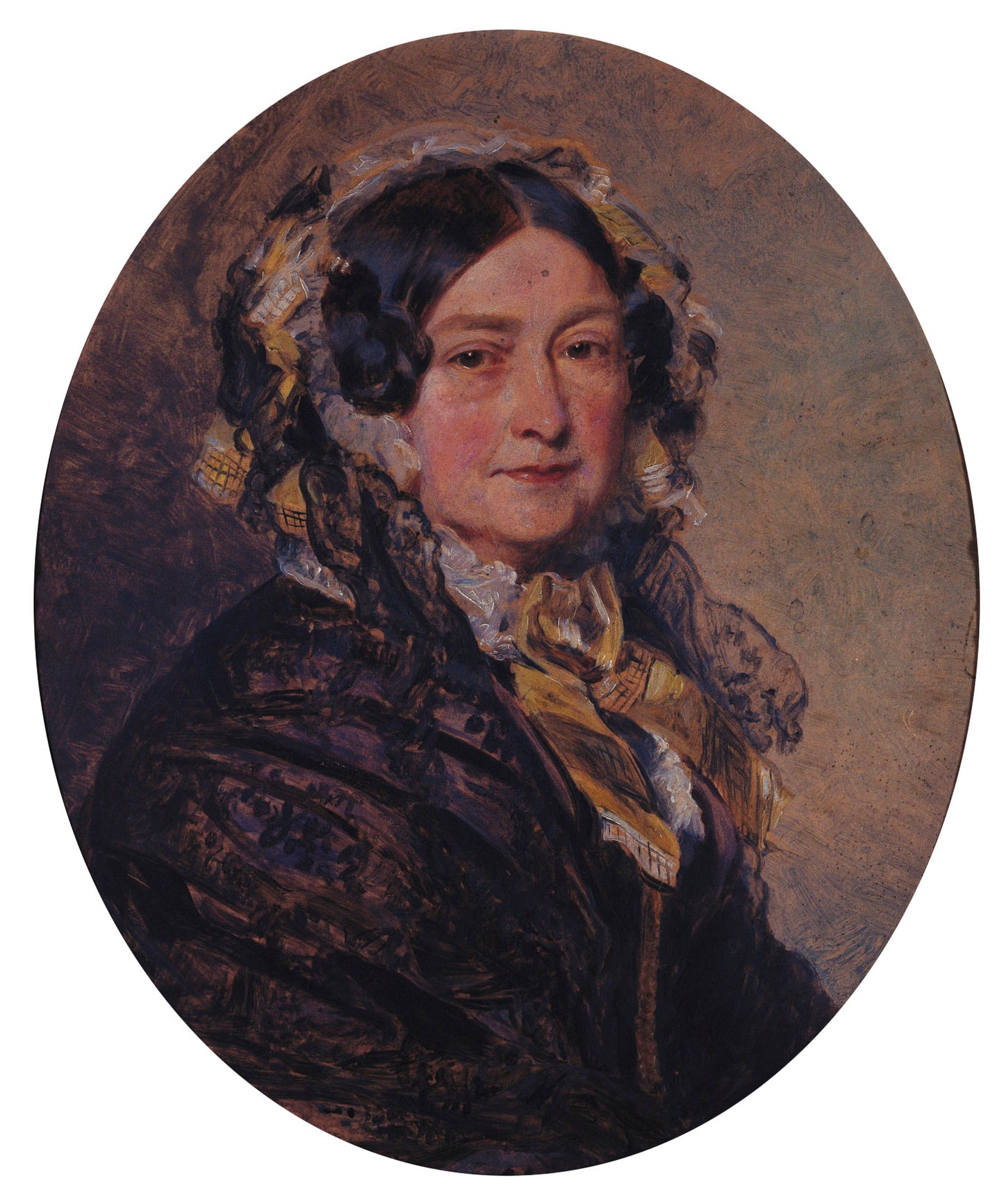 Victoria, Duchess of Kent (1786-1861), vintage artwork by Marshall Claxton, A3 (16x12") Poster Print