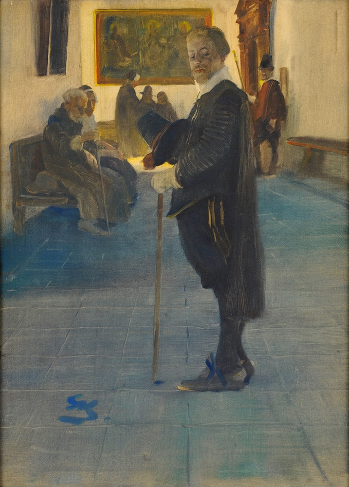 A gallant old school by Wilhelm Schreuer,A3(16x12")Poster