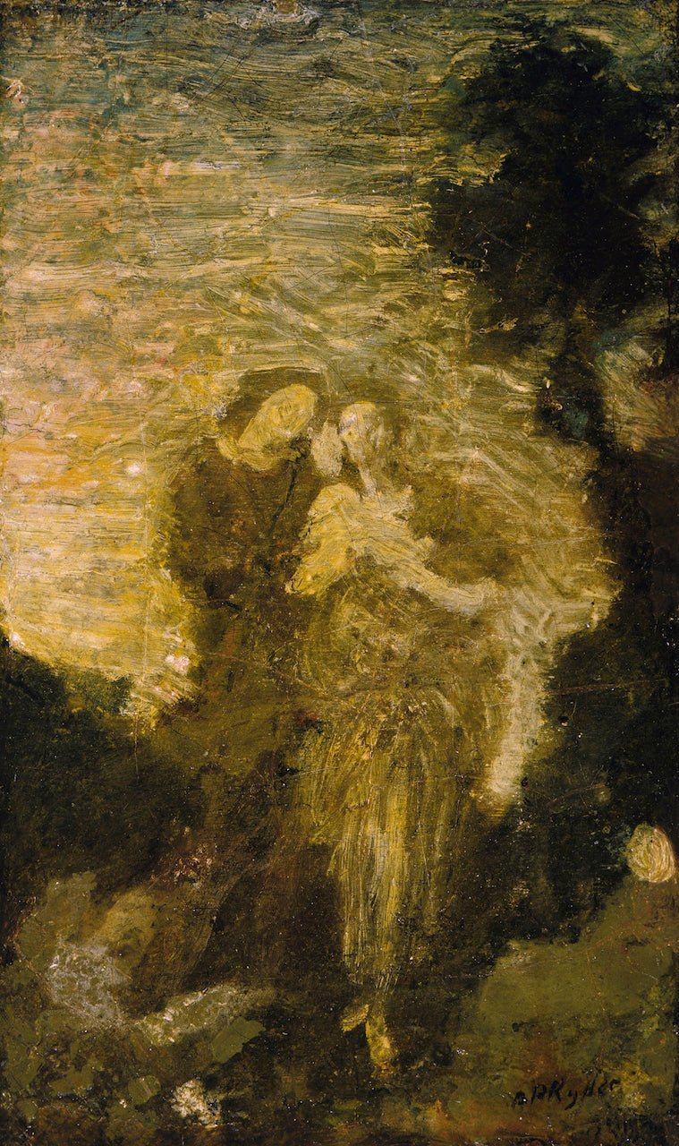 Florizel and Perdita, vintage artwork by Albert Pinkham Ryder, 12x8" (A4) Poster