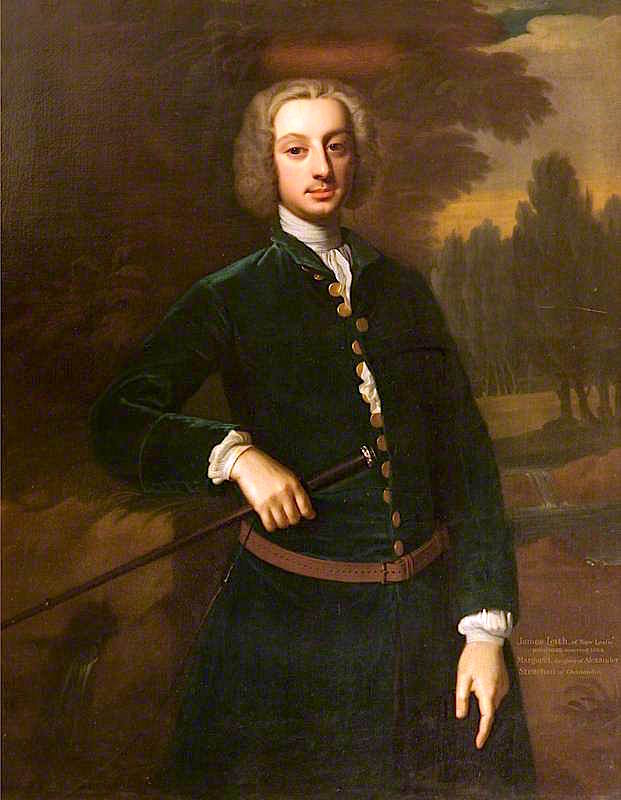 John Monckton, 1st Viscount Galway, vintage artwork by John Giles Eccardt, 12x8" (A4) Poster