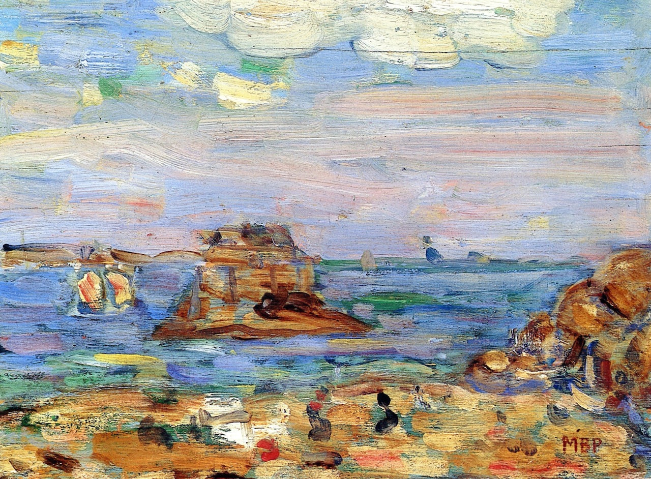 Brittany Coast by Maurice Prendergast,A3(16x12")Poster
