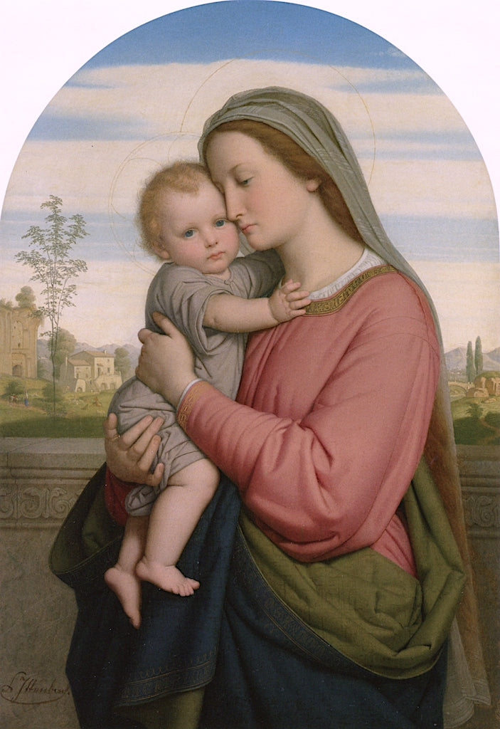 Mater Christi, vintage artwork by Franz Ittenbach, A3 (16x12") Poster Print
