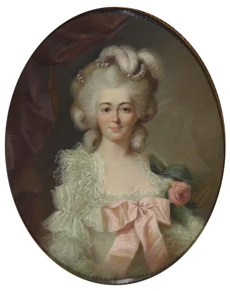 Portrait of Helena Apolonia Potocka nee Massalska, vintage artwork by Adelaïde Labille-Guiard, 12x8" (A4) Poster