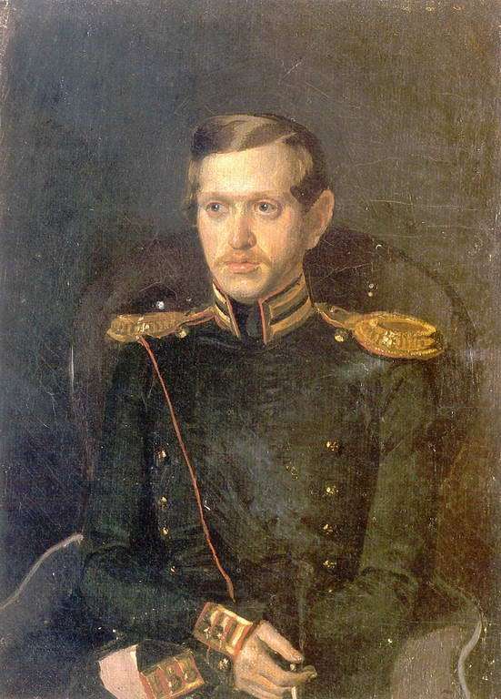 Portrait of S.S. Krylov, vintage artwork by Pavel Fedotov, A3 (16x12") Poster Print