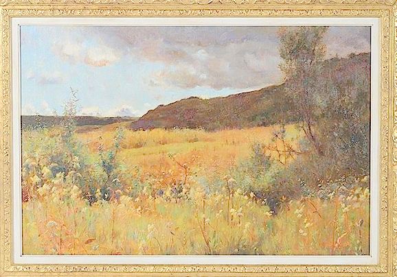 Flower Meadow, vintage artwork by Frederick William Jackson, 12x8" (A4) Poster