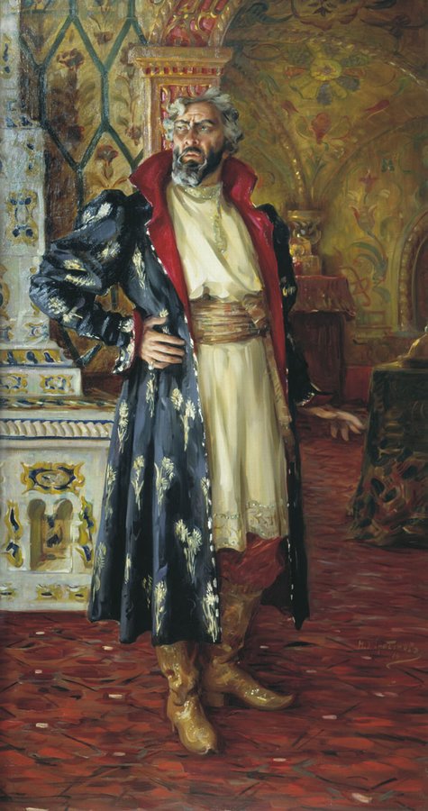 Fedor Shaliapin as Boris Godunov by Nikolai Kharitonov,16x12(A3) Poster