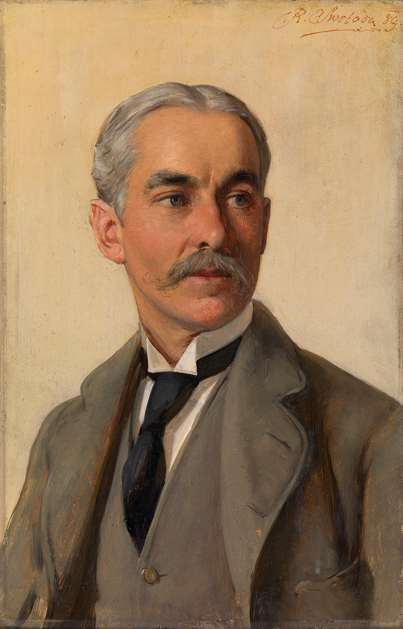 Lt.Col. Sir Fleetwood Edwards (1842-1910), vintage artwork by Rudolph Swoboda, A3 (16x12") Poster Print