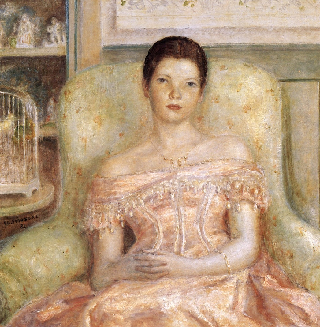 Dress of 1860 by Frederick Carl Frieseke,16x12(A3) Poster
