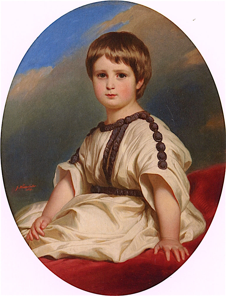 Duke Philipp-Alexander-Marie of Württemberg, vintage artwork by Franz Xavier Winterhalter, A3 (16x12") Poster Print