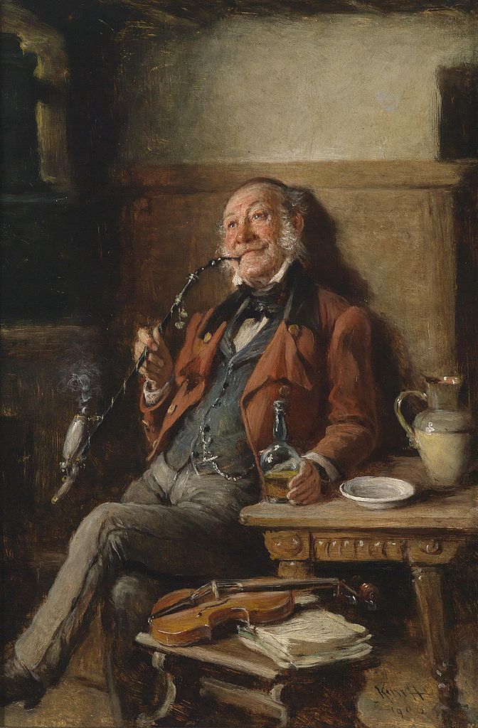 The Leisure Hour, vintage artwork by Hermann Kern, 12x8" (A4) Poster
