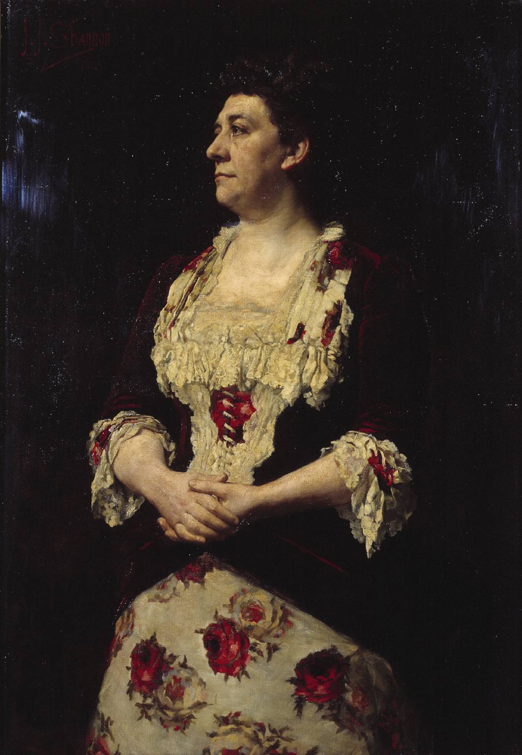 Madame Patey, vintage artwork by Sir James Jebusa Shannon, 12x8" (A4) Poster