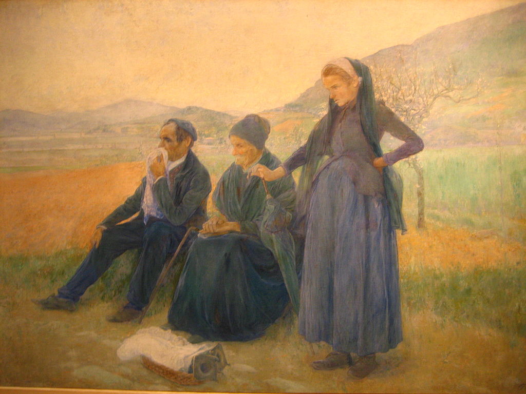 Hopeful Undertaking, vintage artwork by Adolfo Guiard, 12x8" (A4) Poster