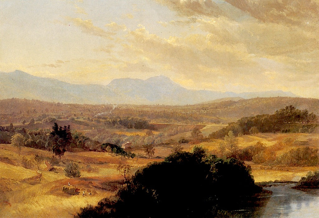 Catskill Mountains, vintage artwork by Thomas Hiram Hotchkiss, 12x8" (A4) Poster