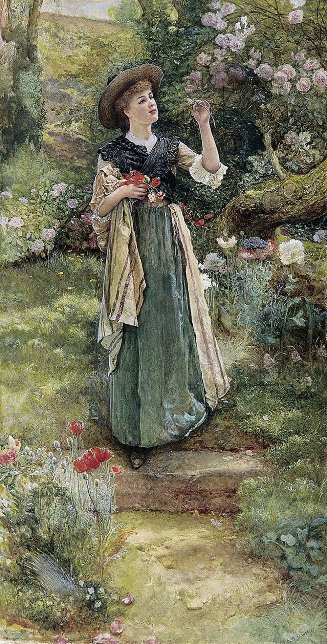 Dandelion clocks, vintage artwork by Edward Killingworth Johnson, 12x8" (A4) Poster