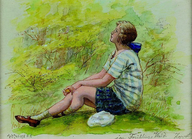 In the Spring Forest by Walter Moras,A3(16x12")Poster