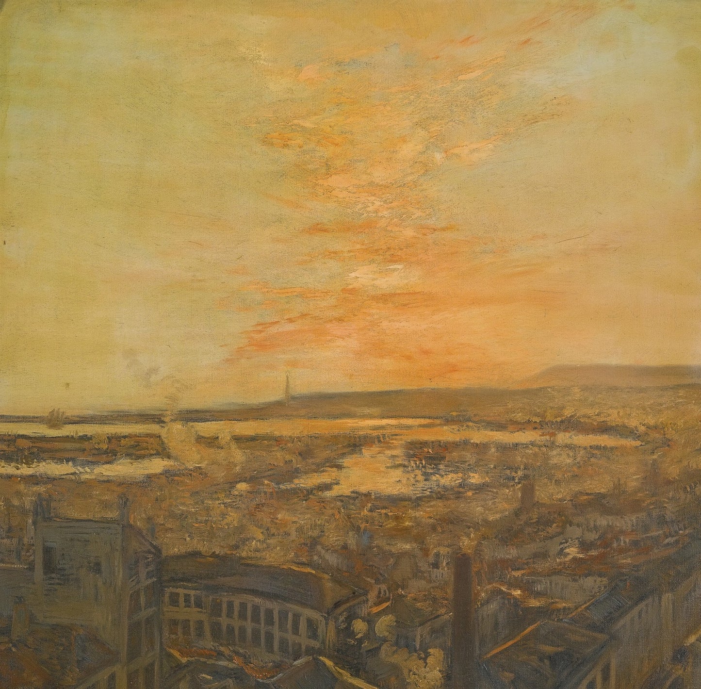 Gênes, Port de Bretagne, vintage artwork by Gaston La Touche, 12x8" (A4) Poster