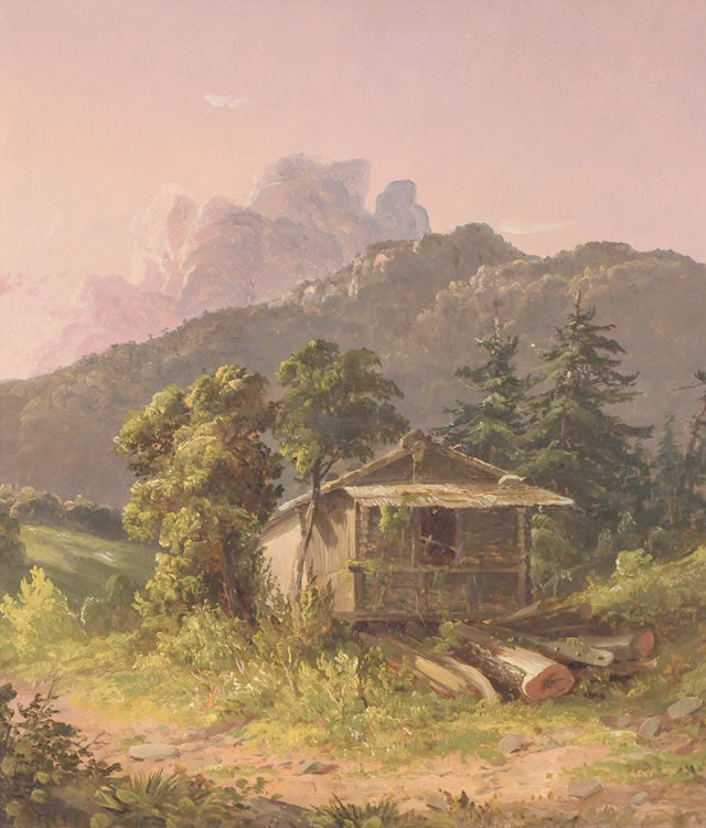 Old Mill, West Milford, NJ, vintage artwork by David Johnson, 12x8" (A4) Poster