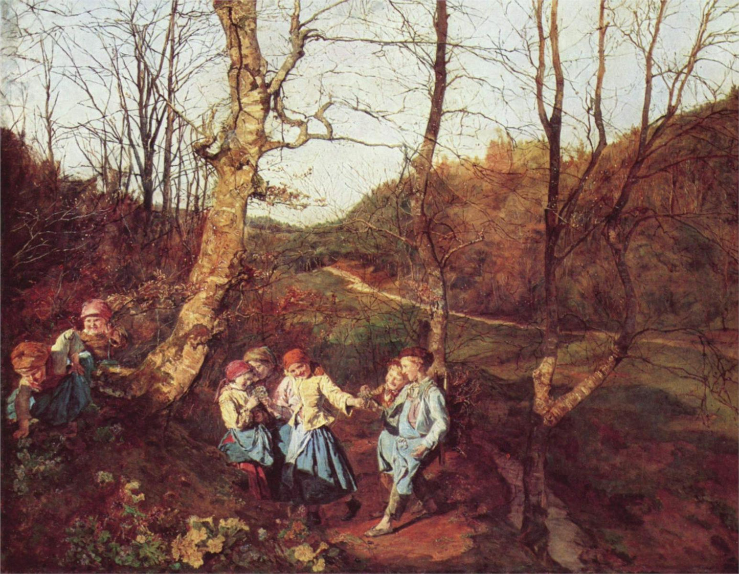 Early Spring in the Vienna Woods, vintage artwork by Ferdinand Georg Waldmüller, A3 (16x12") Poster Print