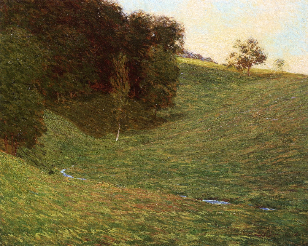 Creek by the Woods in Summer by Edward H. Barnard,A3(16x12")Poster