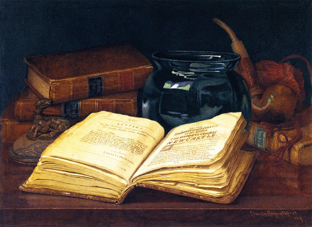 A Book of Letters by Claude Raguet Hirst,A3(16x12")Poster