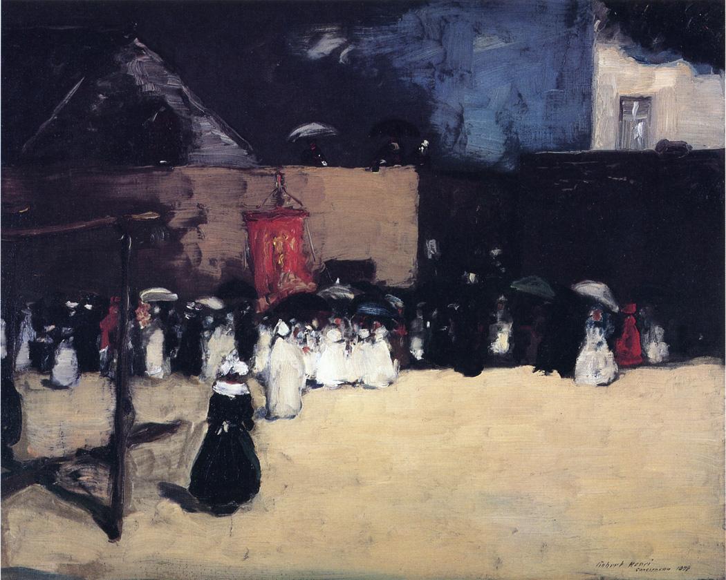 Fete du Dieu - Concarneau by Robert Henri,A3(16x12")Poster
