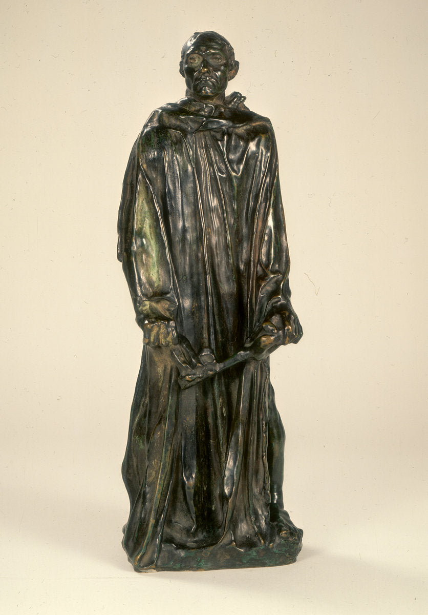 Jean d'Aire (A Burgher of Calais), vintage artwork by Auguste Rodin, 12x8" (A4) Poster