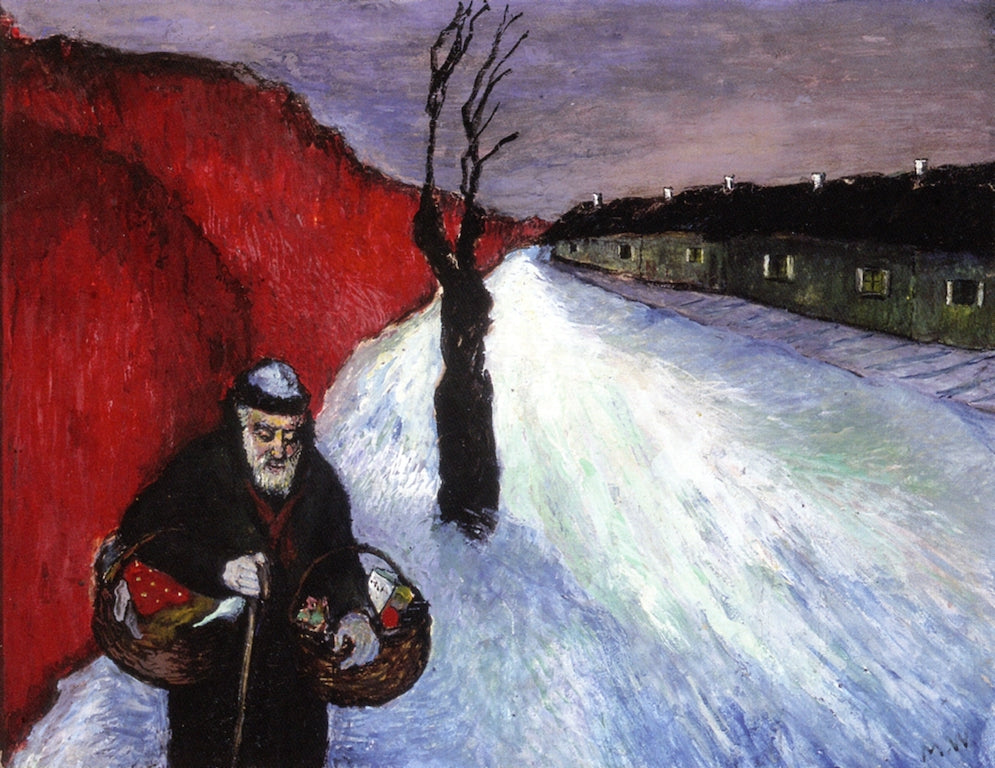 The Chandler, vintage artwork by Marianne von Werefkin, 12x8" (A4) Poster