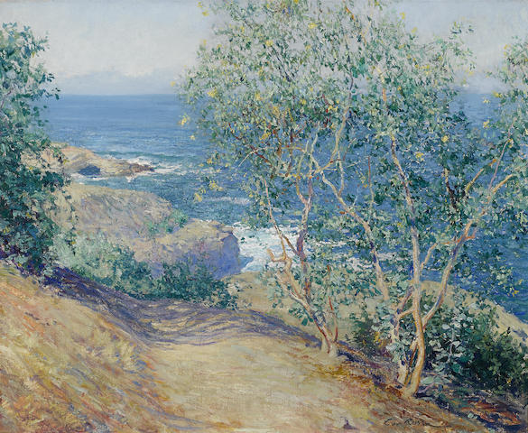 Indian Tobacco Trees, La Jolla by Guy Orlando Rose,A3(16x12")Poster