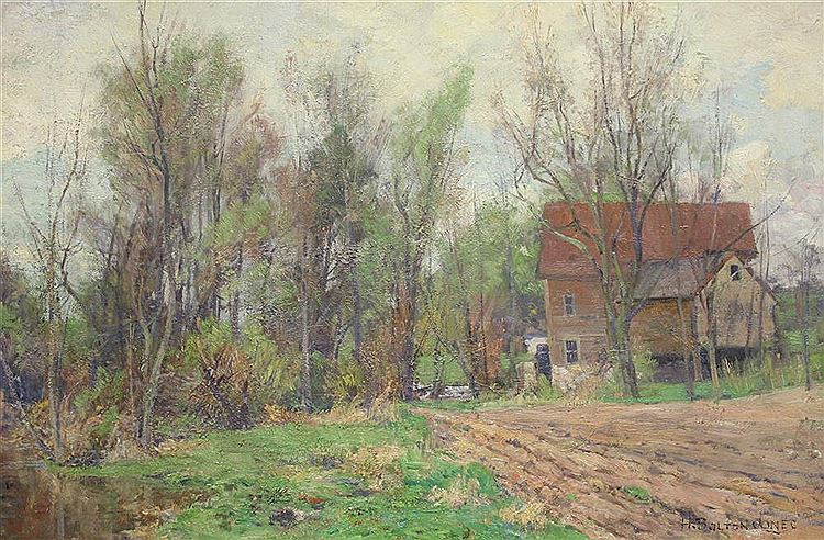 Country, vintage artwork by Hugh Bolton Jones, 12x8" (A4) Poster