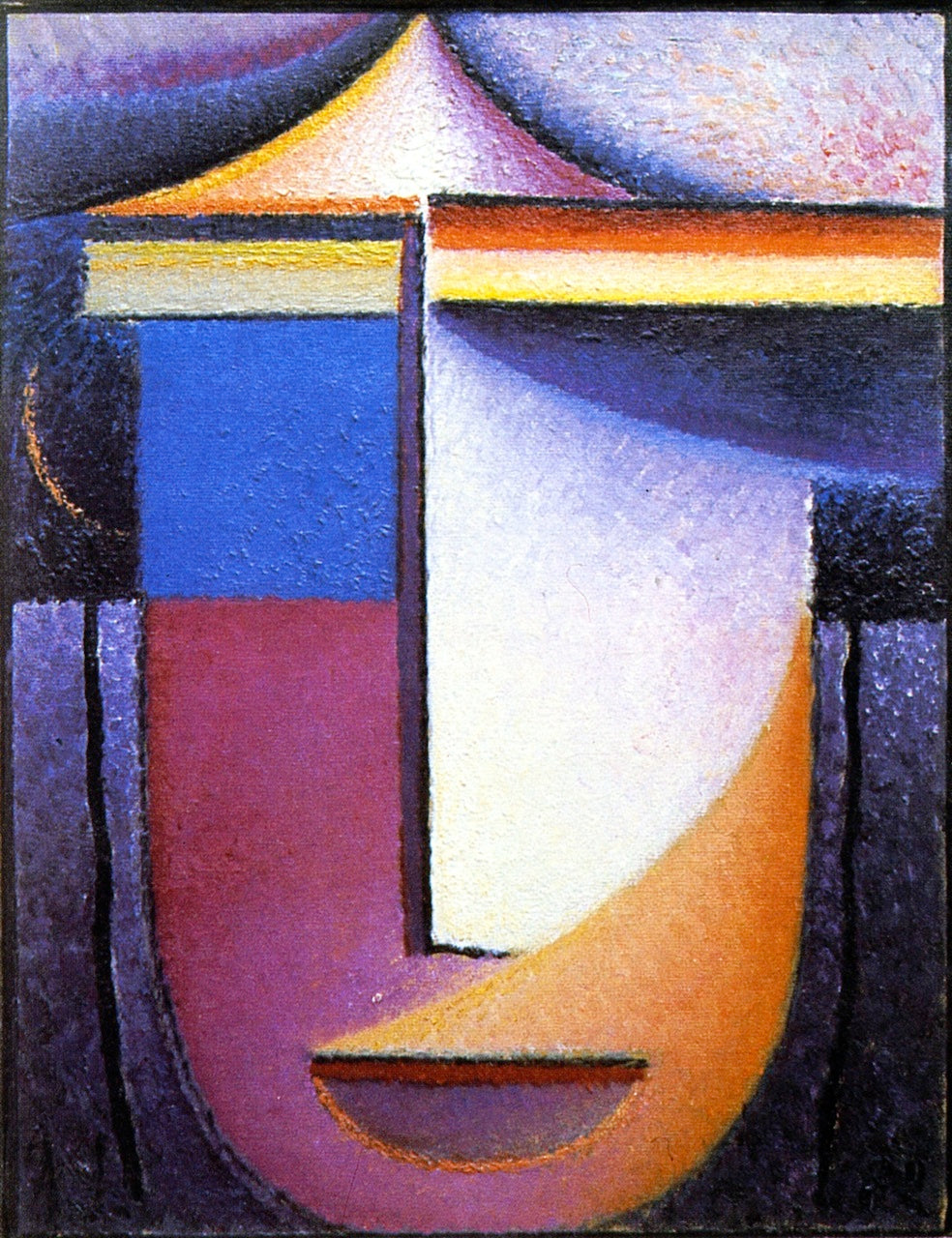 Abstract Head: Herod, vintage artwork by Alexei von Jawlensky, 12x8" (A4) Poster