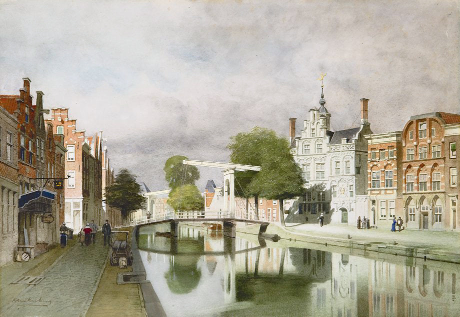 l called Oude Delft by Johannes Christiaan Karel Klinkenberg,A3(16x12")Poster