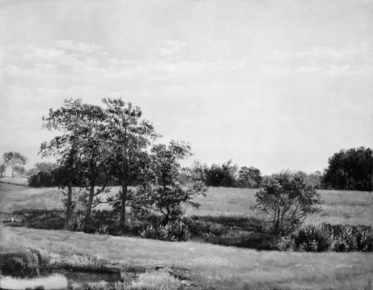 Landscape Summers Day, vintage artwork by Dankvart Dreyer, A3 (16x12") Poster Print
